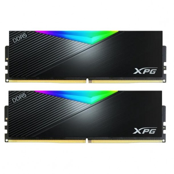 XPG 32GB (2X 16GB) DDR5 6000MHZ CL30 RGB DUAL KIT PC RAM LANCER AX5U6000C3016G-DCLARBK