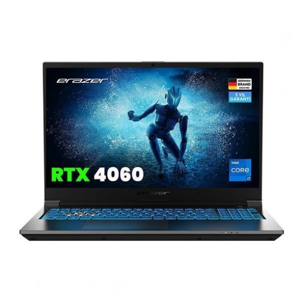 ERAZER 15.6" DEPUTY P60i MD62749-R32 CORE i7 13620H 32GB RAM 1TB M2 NVME 8GB RTX4060 W11H