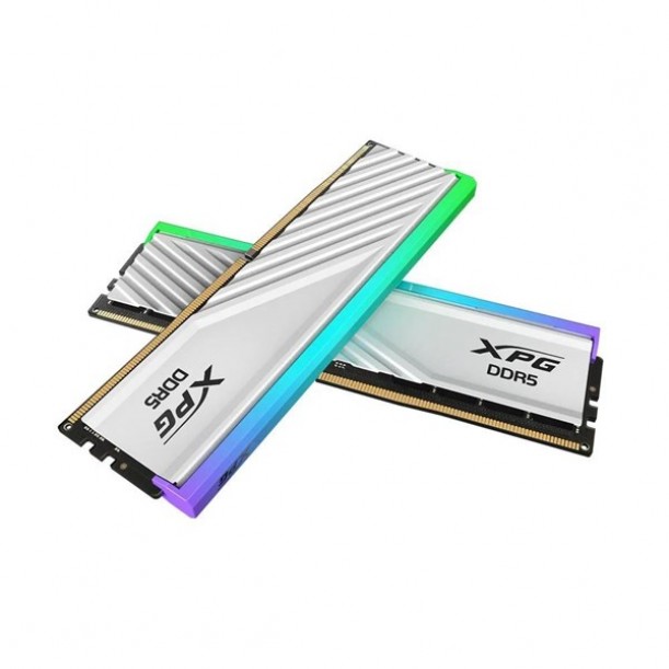 XPG 48GB (2X 24GB) DDR5 6400MHZ CL32 RGB DUAL KIT PC RAM LANCER BLADE BEYAZ AX5U6400C3224G-DTLABRWH