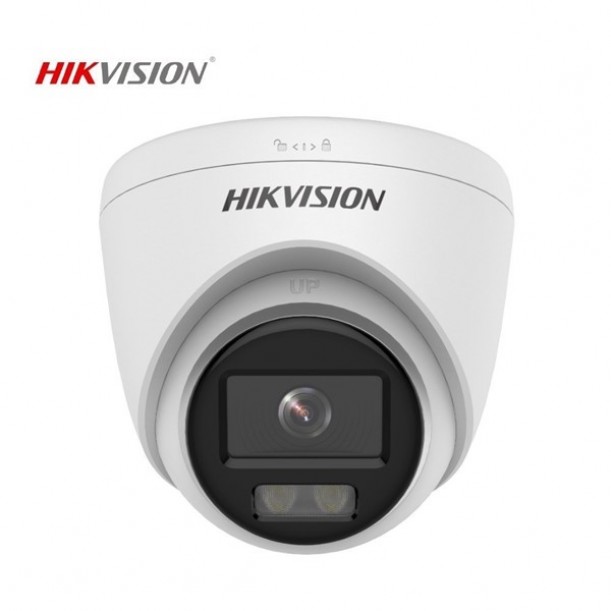 HIKVISION 4MP DOME 2.8MM DS-2CD1347G0-LUF 30metre H265+ IP Güvenlik Kamerası COLORVU