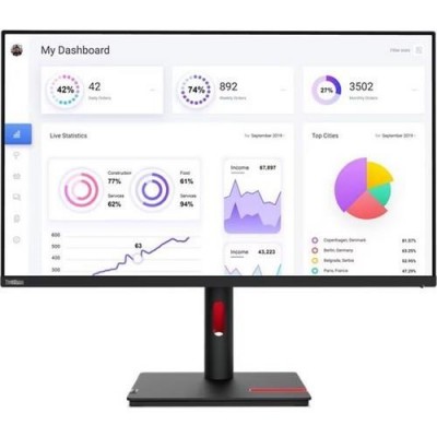 LENOVO 31.5" IPS THINKVISION T32P-30 63D2GAT1TK 4MS 60HZ HDMI-DP GRAFİK TASARIM MONİTÖRÜ 3840X2160