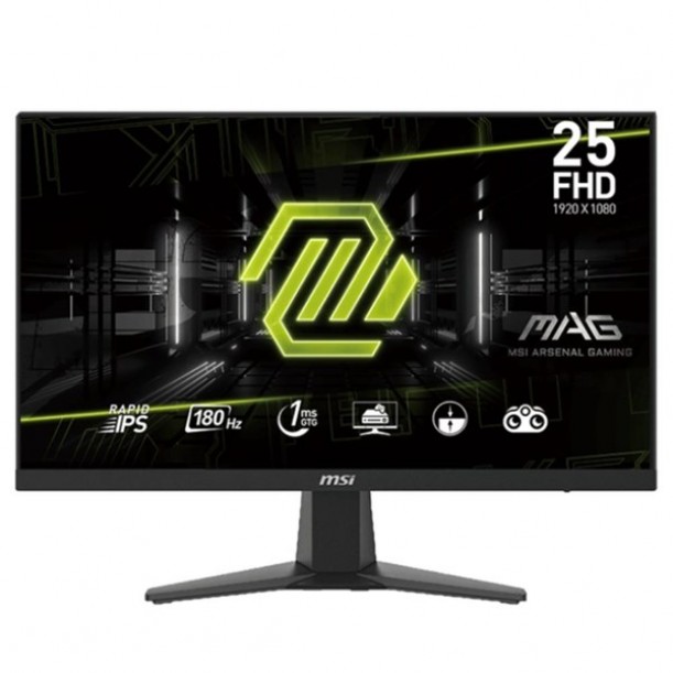 MSI 24.5" FLAT IPS MAG 256F 1MS 180HZ HDMI-DP GAMING MONİTÖR 1920X1080