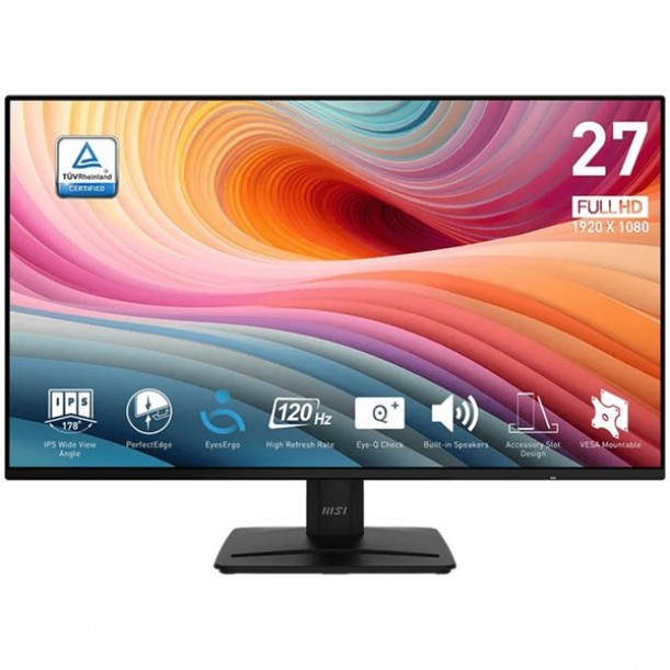 MSI 27" FLAT IPS MP271A E2 1MS 120HZ HDMI-DP EV OFİS MONİTÖRÜ 1920X1080