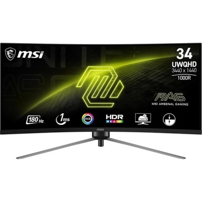 MSI 34" VA MAG 345CQR 1MS 180HZ HDMI-DP KAVISLI GAMING MONİTÖR 3440X1440