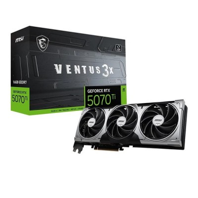 MSI RTX5070TI 16GB VENTUS 3X GDDR7 256bit HDMI DP PCIe 5.0