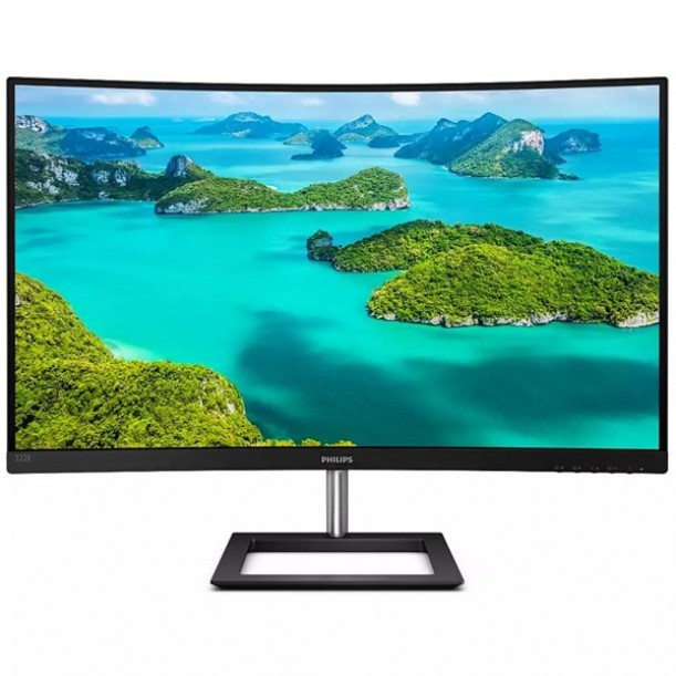 PHILIPS 31.5" VA 322E1C/00 4MS 75Hz HDMI-DP KAVISLI MONİTÖR 1920x1080