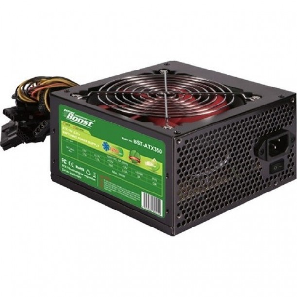 POWERBOOST 350W BST-ATX350R 12CM FANLI POWER SUPPLY