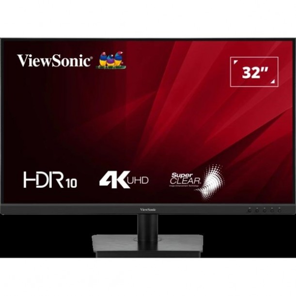 VIEWSONIC 31.5" VA VA3208-4K-HD 4MS 60HZ HDMI-DP EV OFİS MONİTÖRÜ 3840X2160