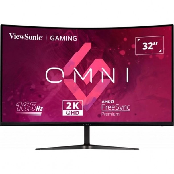 VIEWSONIC 31.5" VA VX3218C-2K 1MS 165HZ HDMI-DP KAVISLI GAMING MONİTÖR 2560X1440