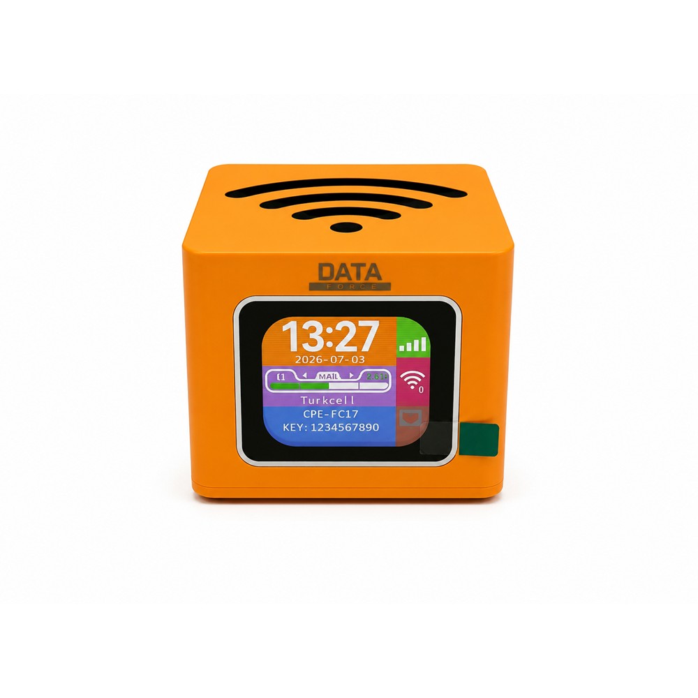 Dataforce Q51 4G LTE WİFİ6 3000 Mah Taşınabilir Küp Router