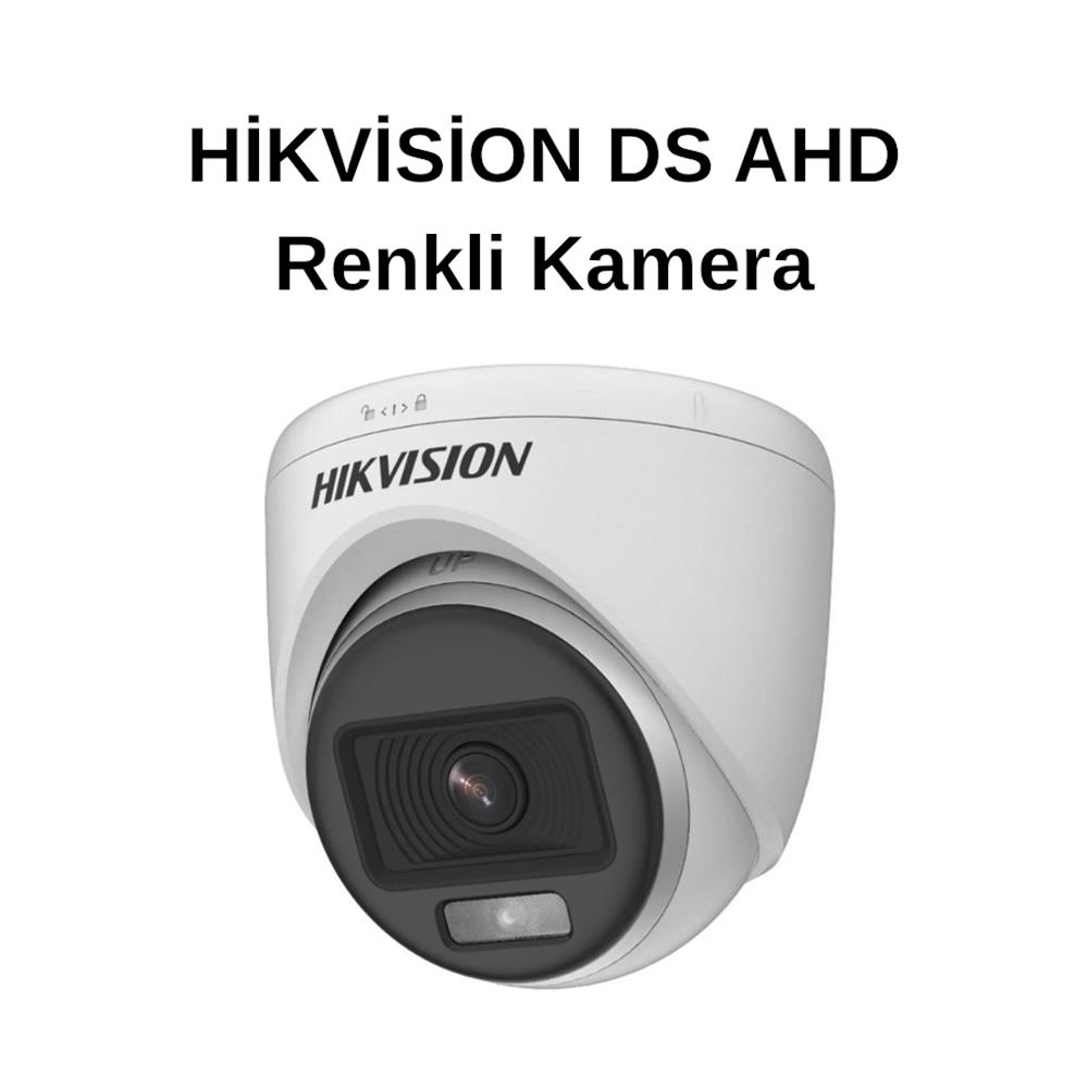 Hikvision DS-2CE70DF0T-PF Colorvu Ahd Turret Kamera