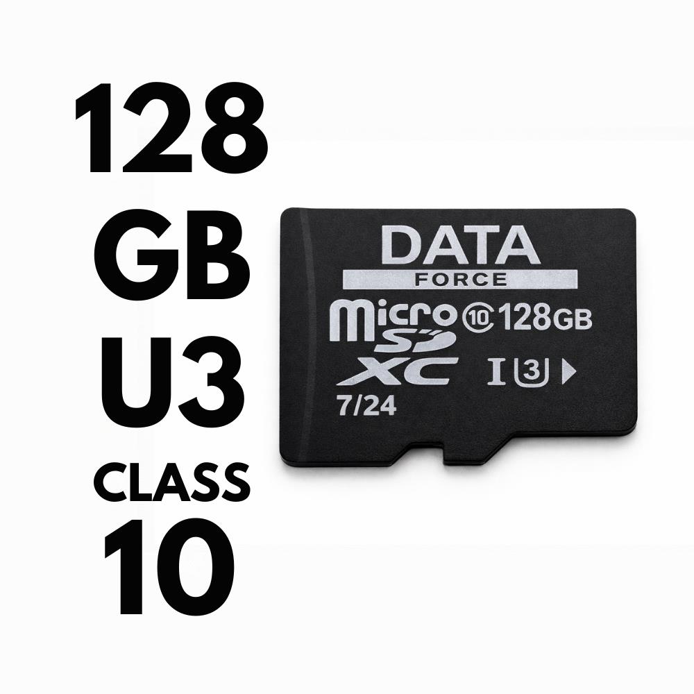 Dataforce 128GB U3/CL10 Hafıza Kartı 7/24