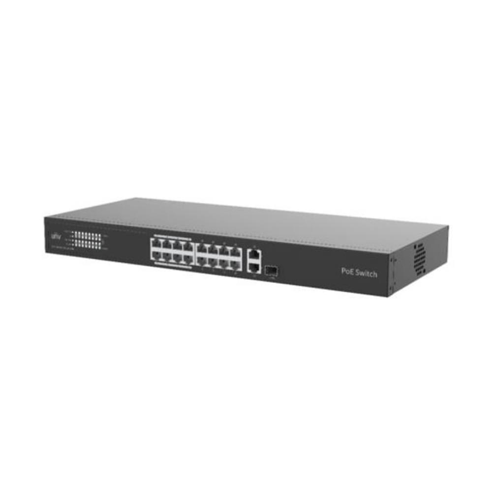 UNİVİEW NSW3000-16T1GT1GC-LPOE-IN 16 PORT 10/100MBPS POE 150W CLOUD YONETİLEBİLİR SWİTCH